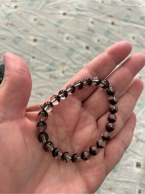 Garden Quartz Bead Stretch Bracelet -